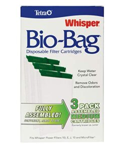 Alternative view of Tetra Whisper Bio-Bag Filter Aquarium Cartridges, Medium Filter for Freshwater and Marine Fish, Removes Odors and Discoloration, Ready to Use, 3 Medium Green Filters