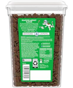 Alternative view of Temptations Classic Crunchy and Soft Cat Treats, Seafood Medley Flavor, 16 oz. Tub