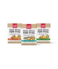 The Honest Kitchen Bone Broth POUR OVERS? Wet Toppers for Dogs (Variety Pack of 3), 5.5 oz