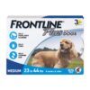 FRONTLINE Plus Flea and Tick Treatment for Medium Dogs Up to 23 to 44 lbs. 3 Treatments