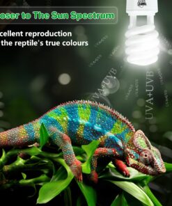 Alternative view of LUCKY HERP UVA UVB Reptile Light 5.0, Tropical UVB 100 Compact Fluorescent Lamp, UVB Light for Reptiles 23W, UVA UVB Reptile Light Bulb, UVB Bulb for Reptiles Chameleons Lizards Tortoises Snakes