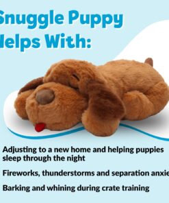 Alternative view of Original Snuggle Puppy Toys - Heartbeat Puppy for Dogs - Pet Anxiety Relief and Calming Aid - Comfort Dog Toys for Behavioral Training