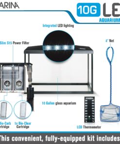 Alternative view of Marina LED Aquarium Kit, 10 gallon