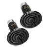 Simple Deluxe 150W Ceramic Heat Emitter Reptile Heat Lamp Bulb No Light Emitting Brooder Coop Heater for Amphibian Pet & Incubating Chicken, 2 Pack