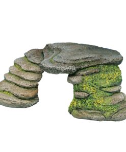 PENN-PLAX Reptology Shale Scape Step Ledge ñ Decorative Resin for Aquariums & Terrariums ñ Great for Reptiles, Amphibians, and Fish ñ Small