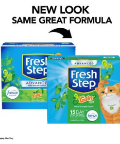 Alternative view of Fresh Step Advanced Clumping Litter with Febreze Freshness with Gain Scent, Fights Odor on Contact, 37 lbs. (2 x 18.5 lb. Box) (Package May Vary)