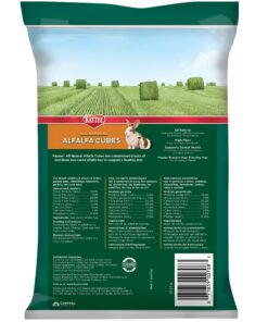 Alternative view of Kaytee Alfalfa Cubes for Rabbits, Guinea Pigs, and Other Small Animals, 15 oz