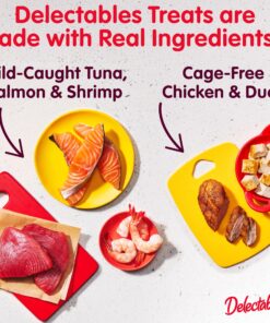 Alternative view of Delectables Savory Broths Lickable Wet Cat Treat Variety Pack, 12Count(Pack of 1)